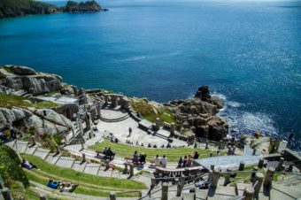 The beautiful Cornwall Theatre, Minack in England